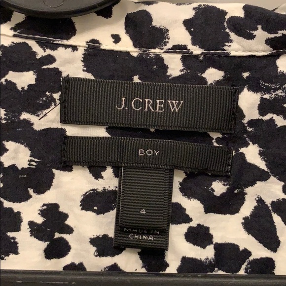 Jcrew boy shirt in leopard - Picture 2 of 4